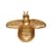 Hello Honey® 8" Gold Decorative Bee Cast Iron Dish